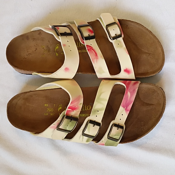 Papillio Floral Three Strap Cork Sandal - Picture 3 of 9